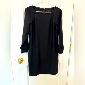 Banana Republic Black Dress with Ruffle sleeves